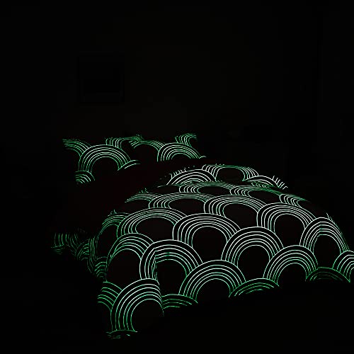 Feelyou Rainbow Glow In The Dark Duvet Cover For Girls Kids Twin Pink Rainbow Bedding Set Super Soft Colorful Stripe Mermaid Scales Comforter Cover Set Baby Girl Bedroom Pink Decor Bedspread Cover #TOP2