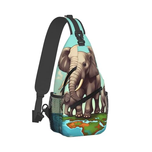 Bolso cruzado Elephants para hombre y mujer miniatura 2