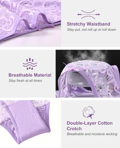 Image of Sunm Boutique Sexy Underwear for Women, Cheeky Lace Women's Panties