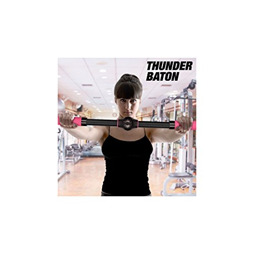 Apolyne Thunder Baton Barre d'exercices pour Adulte Noir