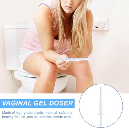 ROKZELT Einweg Vaginal Creme Applikatoren, 20 Stück Vaginal Applikator Für, Gleitgel Applikator, Applikator Für Zäpfchen, Tampon Applikator, Gleitmittel, Hygienisch, Für Intime Soins(2)
