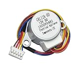 Moteur pas à pas 12V GAL12A BD avec câble de 22cm, Compatible avec Galanz, moteur synchrone à lame pivotante for climatiseur suspendu 160089481