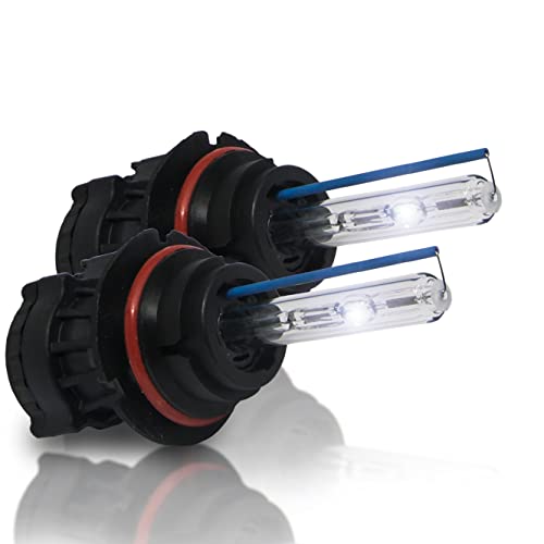 Image of AC HID Xenon Replacement Bulbs - Bi-Xenon 9004 10000K - Dark Blue (1 Pair)