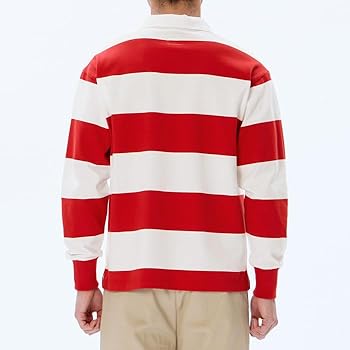 Canterbury JAPAN L/S 4 INCH STRIPE RUGBY JERSEY Lager Shirt