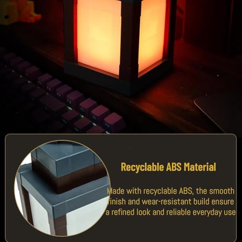 Lampe de nuit LED pixelisée 16 couleurs rechargeable à télécommande - 4