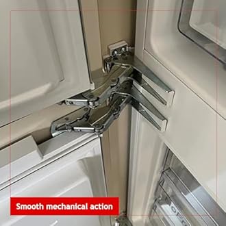 SPARES2GO Hettich 5.0 41.5 Type Integrated Door Hinge Set Compatible with Homeking HUL136 Fridge Freezer (Left & Right Hinges Pair)