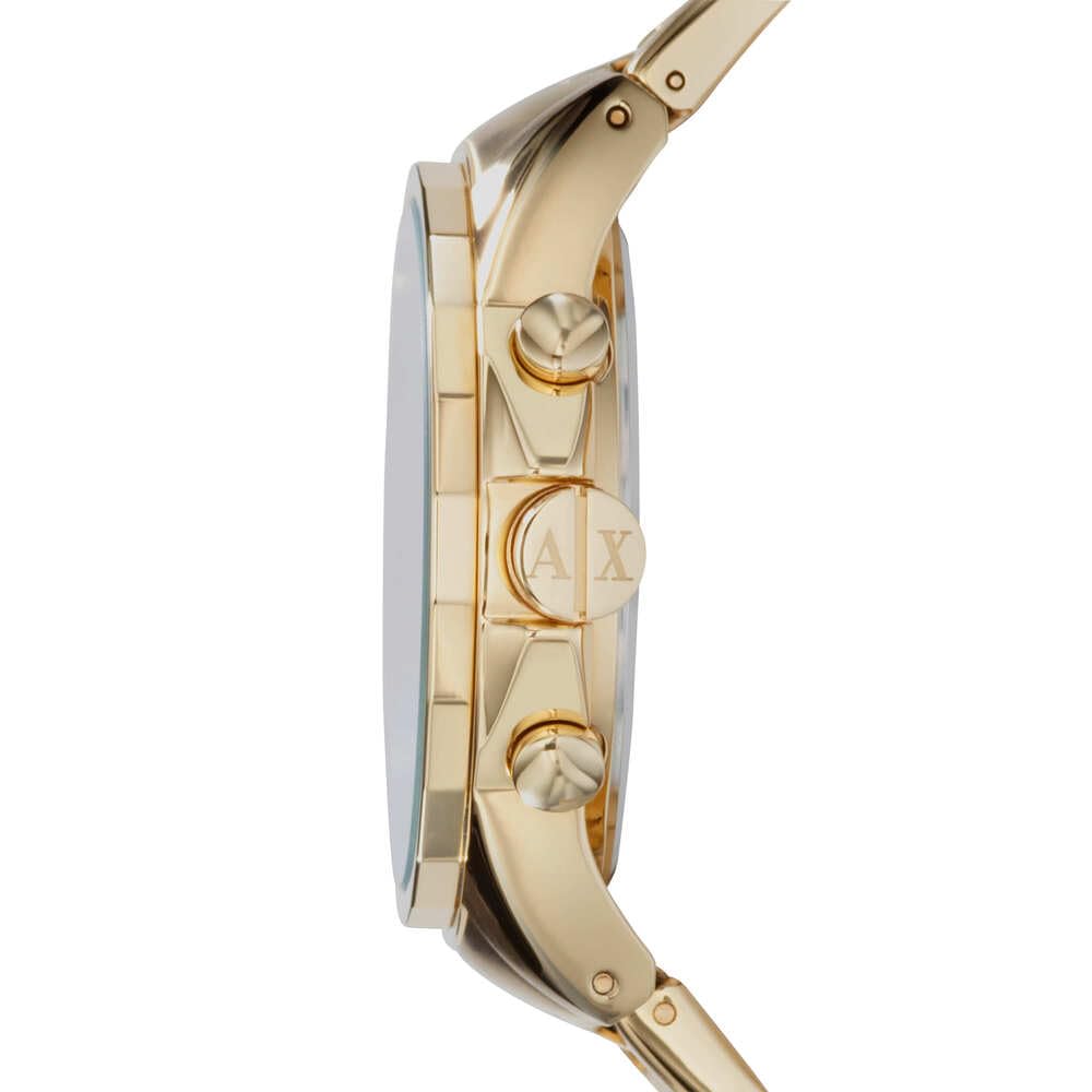 Armani Exchange Orologio da uomo, Movimento cronografico al quarzo e cassa da 45 mm con cinturino in acciaio