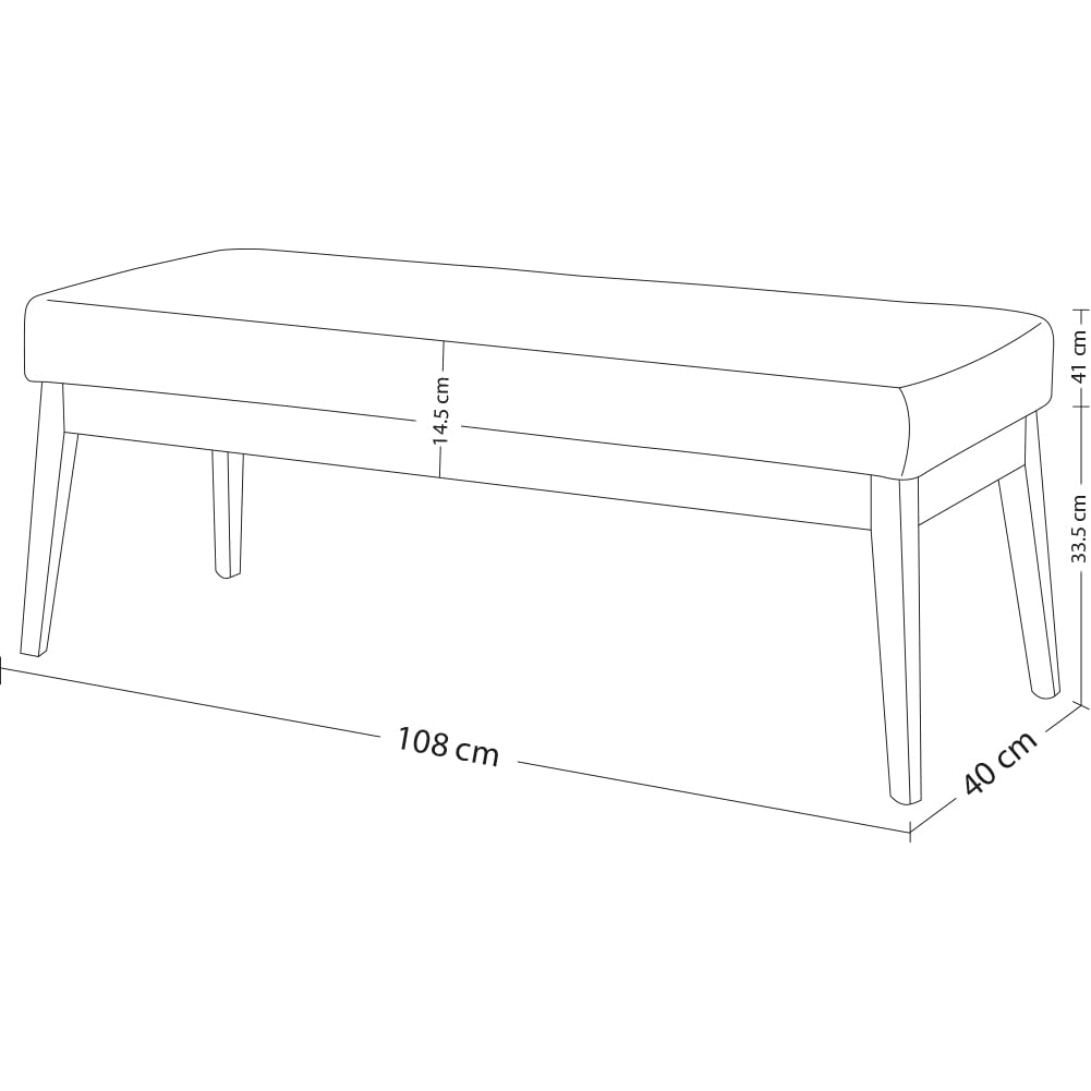 BAKAJI Panca Fondoletto in Tessuto con Struttura Legno, Cassapanca Pouf Camera da Letto, Ingresso, Ufficio, Cameretta, Soggiorno, Salotto, Panchina Ottomana Imbottitura Alta Densità (Verde)