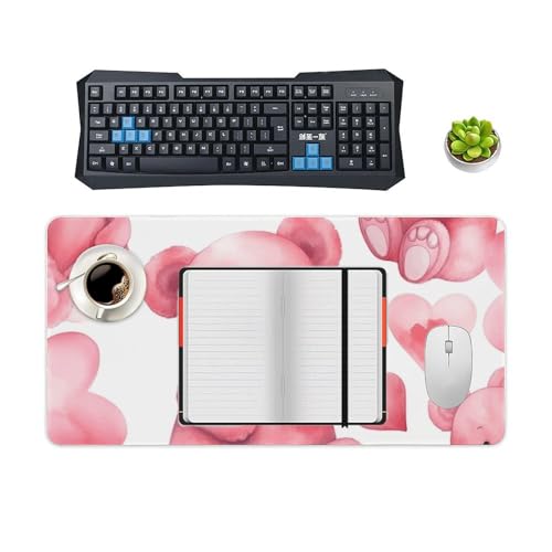 Peach Style Bear Mouse Pad Gaming 60 x 30 cm Antideslizante miniatura 4