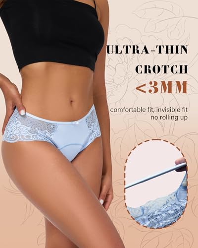 Image of Period Underwear for Women, Leakproof Period Panties, Lace Menstrual Underwear Breathable & Soft