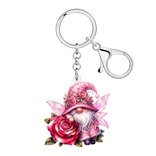 Gnomes Romantiques Cadeaux pour Elle avec ce porte-clés de Saint-Valentin unique