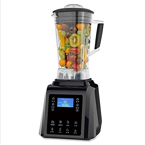 HIZQ Licuadora Prensado En Frio, Pantalla Táctil Digital Automática 3HP BPA Free 2L Licuadora Profesional Exprimidor Procesador De Alimentos De Alta Potencia Batido De Frutas Verdes