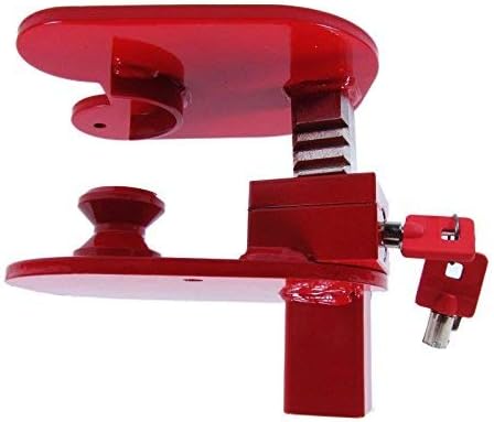 Ball and Ring Trailer Hitch Lock for Heavy Equipment - Keyed Alike (Pack of 4)