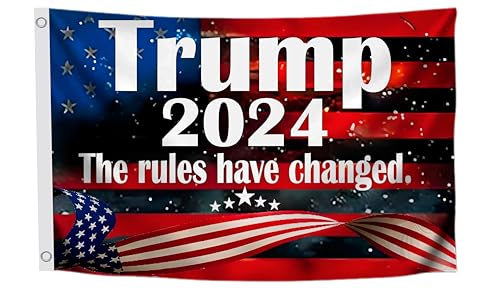 3x5 Ft 2024 Polyester Flag Take America Back - Large American President Republican Banner with 2...