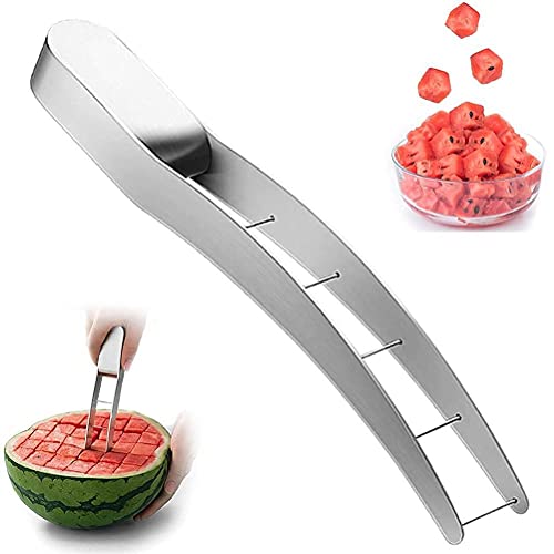 Watermeloensnijder slicer 304 roestvrij staal watermeloensnijder fruitsalade meloensnijder voor keukenhulp - Image 4