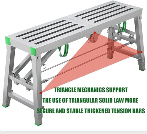 Échafaudage portable haut de gamme, tabouret de tour robuste d'atelier - 5