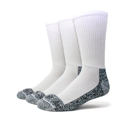Wigwam At Work Steel Toe Heavyweight Crew Socks, 3-Pack