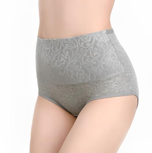 kit 3 Calcinha Algodão Cintura Alta Confortável Respirável, Oferece Modelagem Sustentação para Mulhe