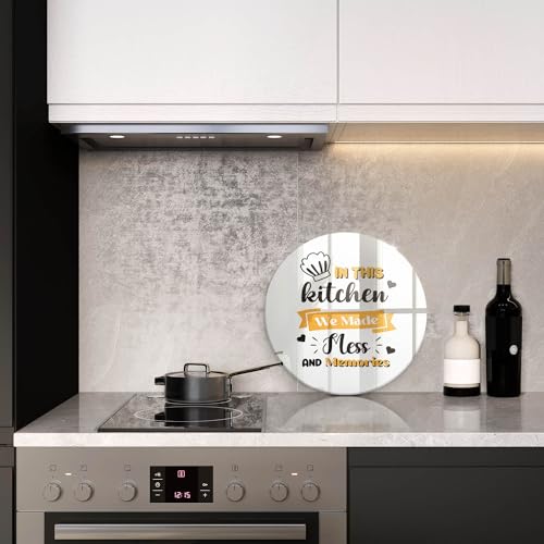 Plaque induction protection 40cm Wallfluent tapis de cuisson multifonction cuisine - 4