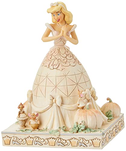 Enesco-Cinderella-White-Woodland-Figurina