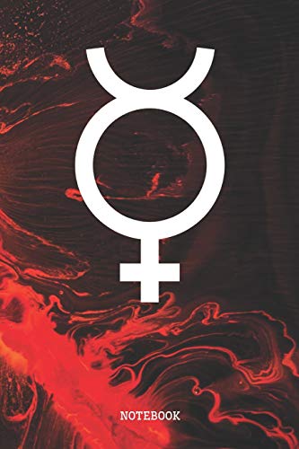 Notebook: I Love Mercury Planet Planner / Organizer / Lined Notebook