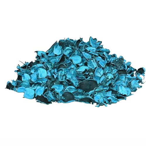 Image of Decorative Vanilla Scented Dried Flowers Home Fragrance Sachet of Petal Potpourri Bags (Blue, 130gm)