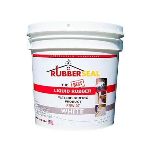 Borracha líquida de borracha impermeável e revestimento protetor - rolo em branco, 1 Gallon, White