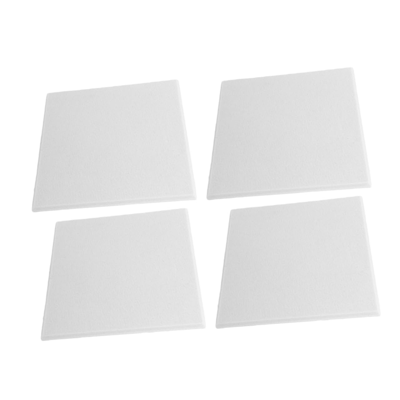 ARTIBETTER Modern Felt Wall Tiles 4pcs Square Felt Board Soundproofing Photo Wall DIY Decorative Bulletin Board for Living Room