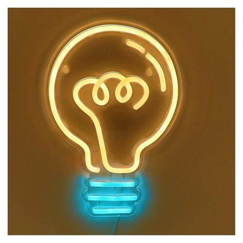 Néon LED pour chambre et salon avec lampe à ampoule à intensité variable USB