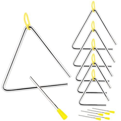 Percussion triangulaire instrument de musique triangle 6 tailles MUKCHAP