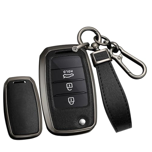 Étui pour clé Kia en cuir noir – L'accessoire auto de votre quotidien