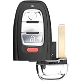 Sianxaido IYZFBSB802 Key Fob Shell Case Compatible with A4 A5 A6 A7 allroad Q5 S4 S5 S6 S7 S8