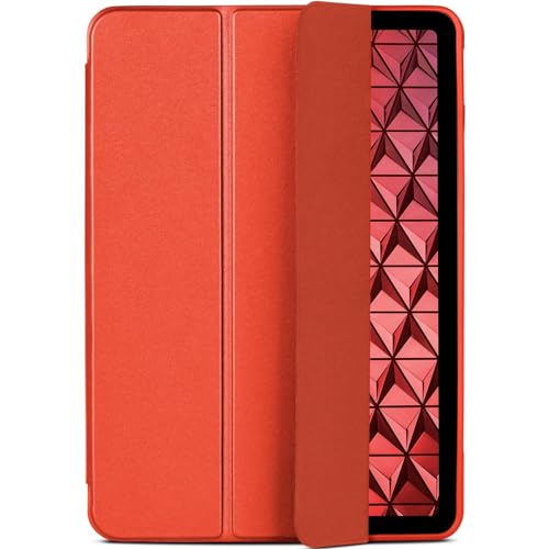 Protège écran iPad Air 11 anti rayure ONEFLOW rouge, étui à rabat mince et léger