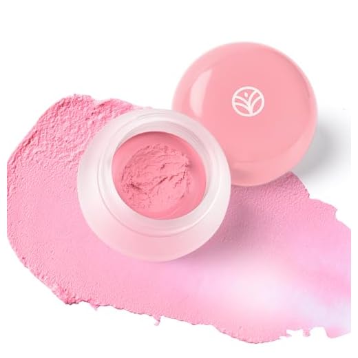 YOUNG VISION Lip & Cheek Pudding Pot, Blush Cremoso Matte Multiuso, Fórmula Leve E Modulável, Para Lábios Bochechas, 5G/0,17 Oz