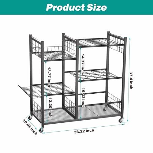 EVERHANGER Garden Tool Organizer, Garage Tool Storage Organization by EVERHANGER - Used condition - Image 2