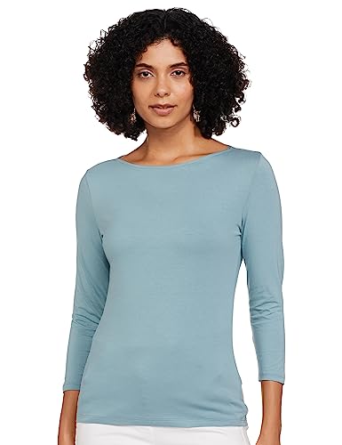 Image of Marks & Spencer Womens Classic T-Shirt (T41 8976K Aqua Marine 18)