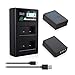 Powerextra 2X NP-W126 Battery & LCD Charger Compatible with Fujifilm X100F X-A1 X-A2 X-A3 X-A5 X-A10 X-E2 X-E2S X-Pro1 X-Pro2 X-T1 X-T2 X-T3 X-T10 X-T20 X-T30 X-T100 X-H1 FinePix HS33EXR HS50EXR