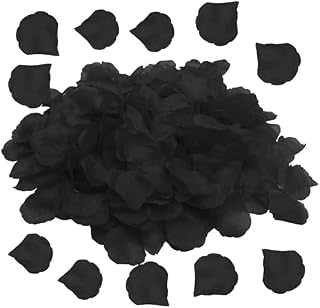 1200pcs Red Rose Petals for Bedroom, Artificial Rose Flowers, No-Taste Emulation Silk Rose Petals for Romantic Scenes Wedding Anniversary, birthday, Confession Decoration, Waterproof and Do Not Fade