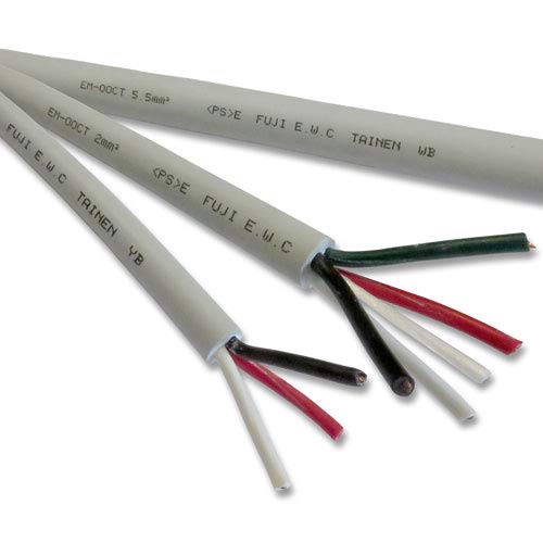 Amazon.co.jp: 富士電線工業 EM-OOCT エコケーブル 5.5sq 2c 10m