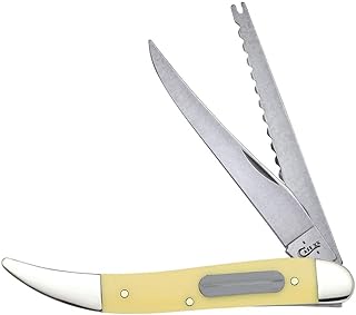 CASE KNIVES: Yellow Synthetic Fishing Knife - Model #: 00120