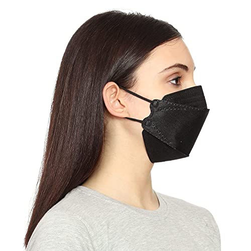 Image of Kashi Surgicals KS Premium N95 Mask for Men & Women - Reusable Mask - Japanese Willow Mask - Korean KF94 Face Mask - 4 Layer DRDO, ISI (BIS) Certified FFP2 Protection