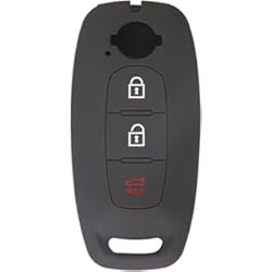 Funda Llave Nissan Qashqai OTMIK Funda de silicona para llave de coche para Nissan Qashqai Altima 2023 (Negro)