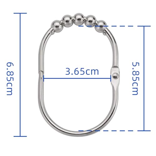 La Mejor Lista de Cortinas, ganchos y revestimientos de ducha más recomendados. 26 Imagen adicional