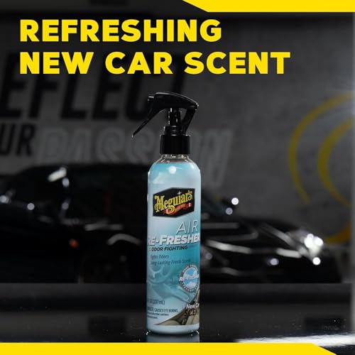 Meguiar’s Air Re-Fresher Odor Fighting Spray 237ml - New Car Scent - Convenient Car Air Freshener that Instantly Fights Odors and Leaves Behind a Long-Lasting New Car Scent - G250608EU - Image 10