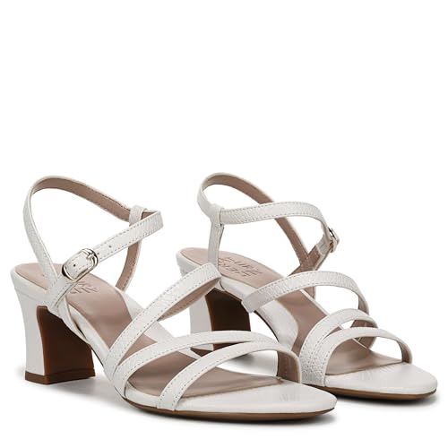 Naturalizer Women's Nellie Heeled Sandal White Snake Print 7 M by Naturalizer - Used condition - Image 7