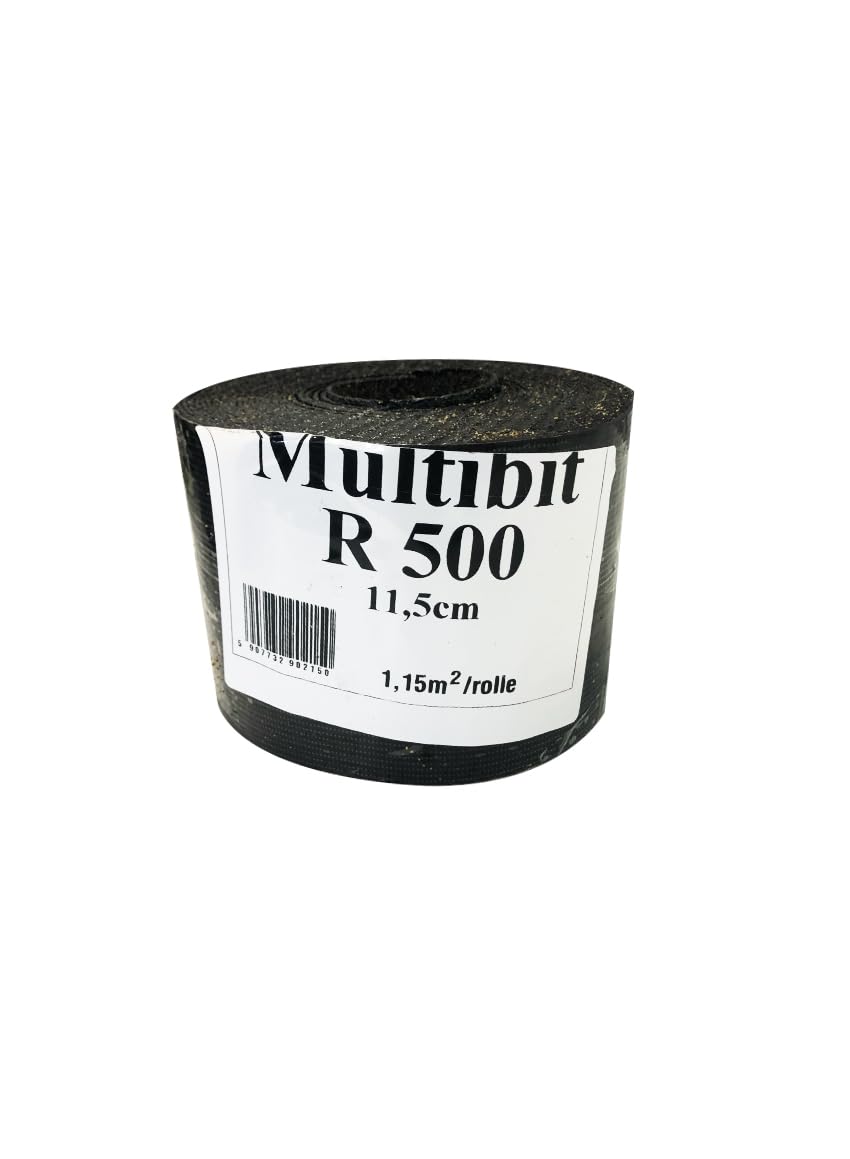 Handelskönig Mauersperrbahn R500 besandet 11,5 cm x 10 m Bitumen Isolierpappe