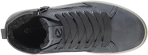 ECCO Tênis de cano alto feminino Soft 7 TRED Gore-TEX, Aço, 41