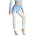 Produktbild Damen Leggings Yoga Training Hosen Jumpsuits Leggings Shorts Dessous Mit Handytasche UltradüNn Schnelltrocknend Fitness Trainieren Leggings Women 43 Blau,L(Sport Leggins mit Taschen)