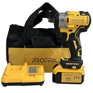 PROFFIX 21V, 4Ah, 350Nm torque Brushless cordless impact wrench carry bag