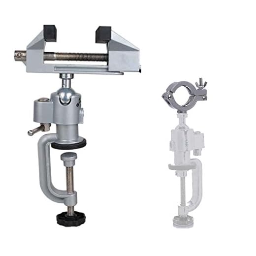 NUZAMAS 2-in-1 Swivel Bench Vise